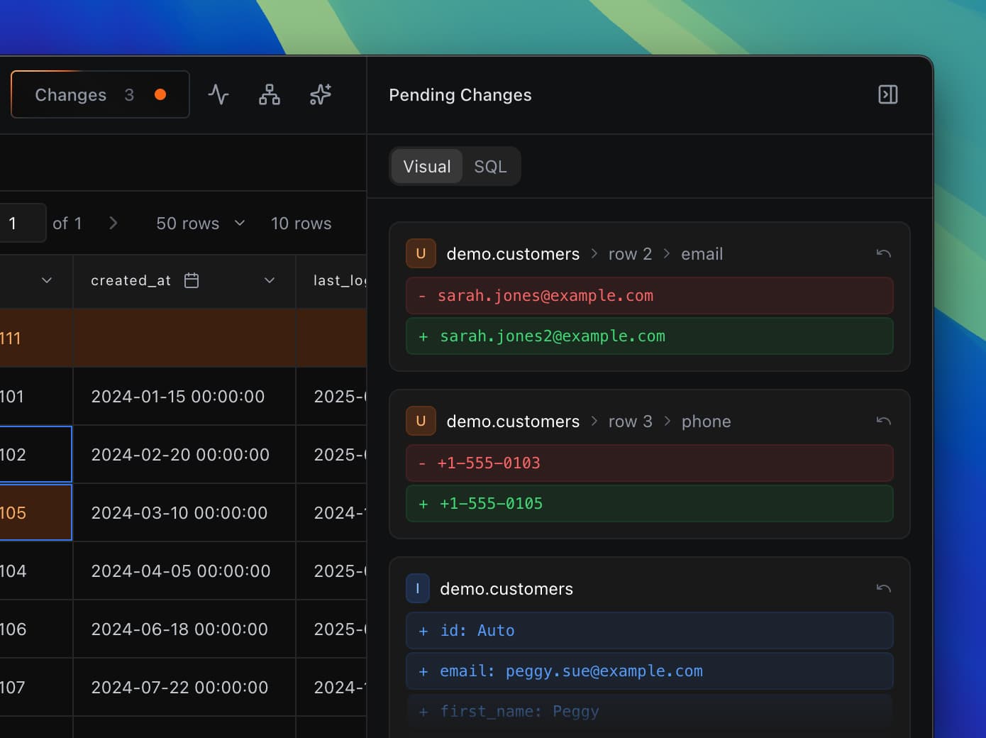 Visual Change Review