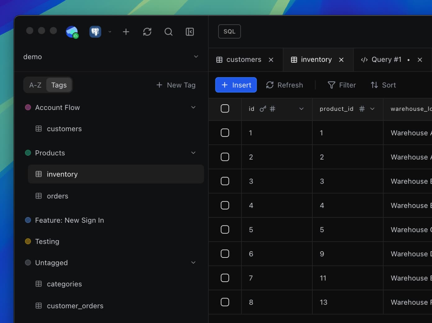 Custom Table Tagging