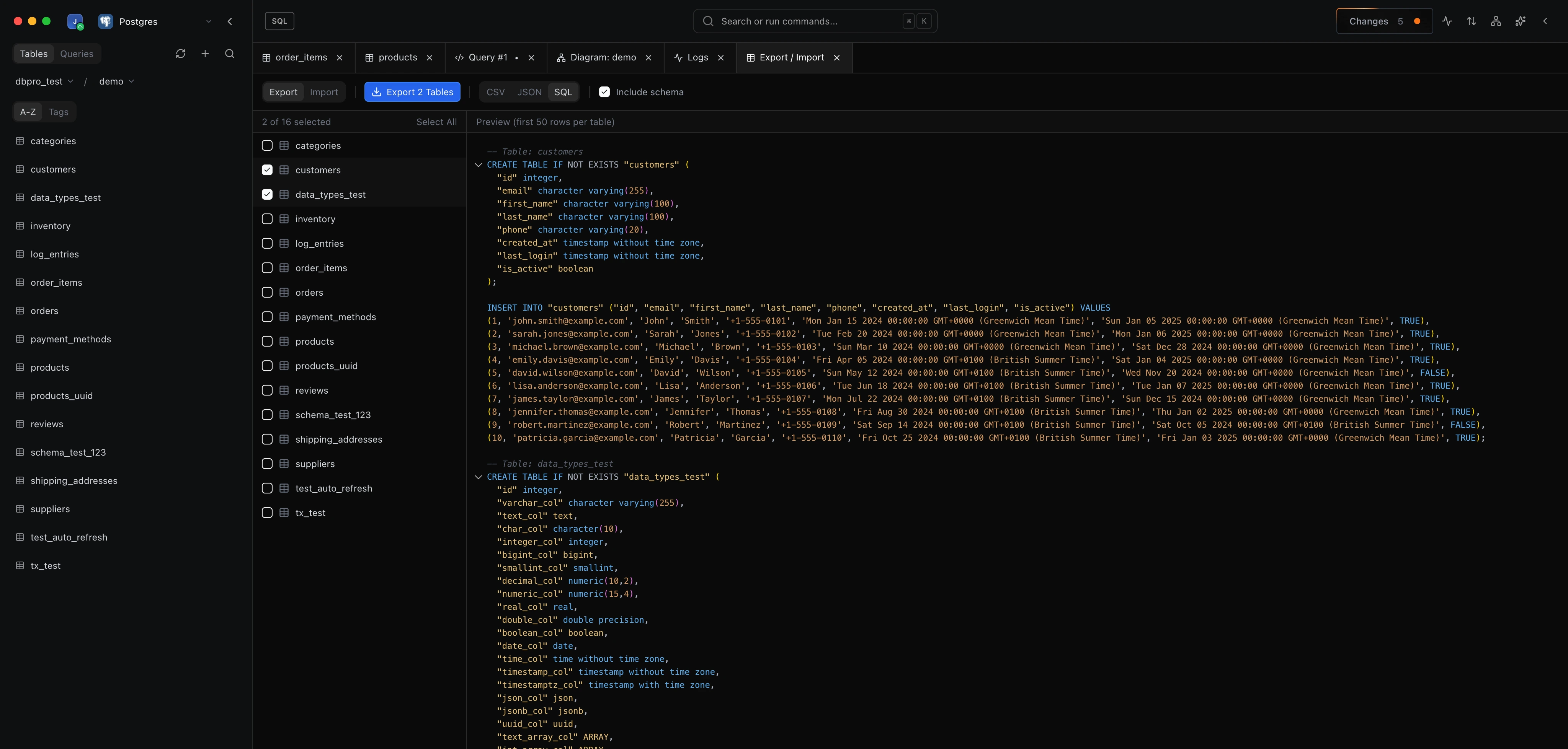 Bulk Import & Export